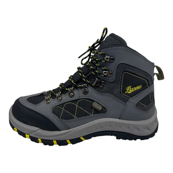 Danner Mens Trailtrek 4.5" Hiking Boots Gray & Yellow Leather/Fabric Up US 8 EE - Picture 9 of 16